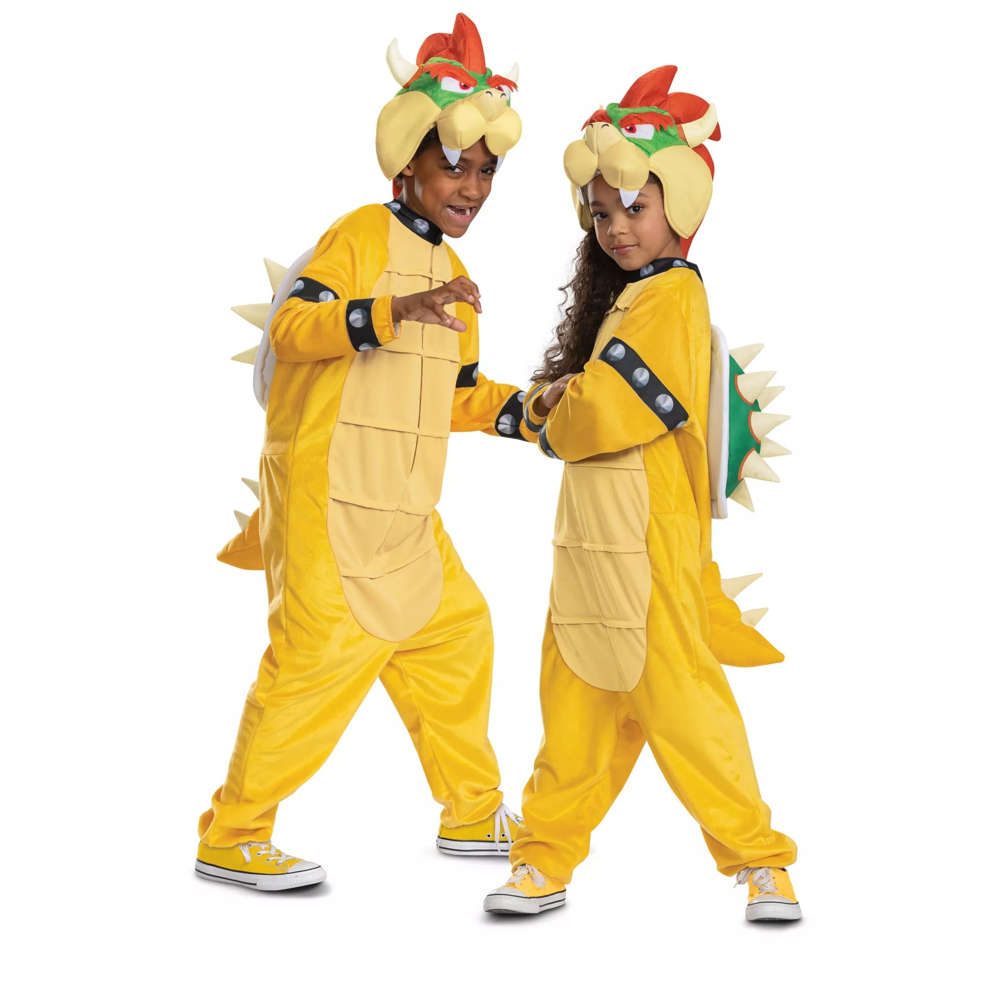 Disfraz con enterizo de Bowser para niña – Super Mario Bros. - imagen 1