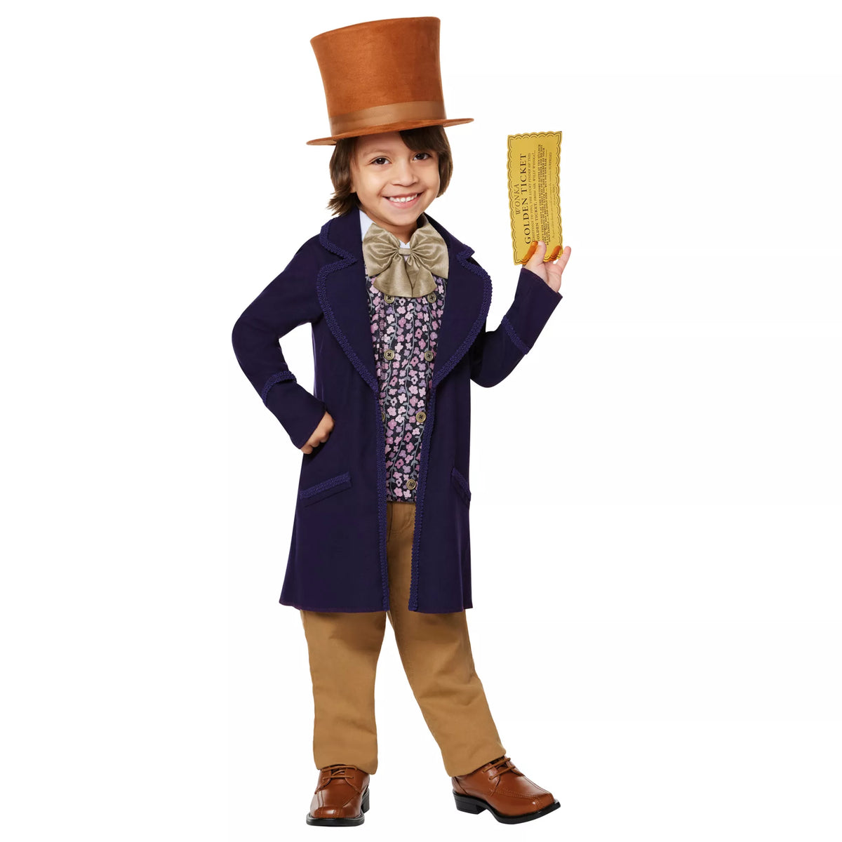 Disfraz de Willy Wonka para niña pequeña - imagen 1