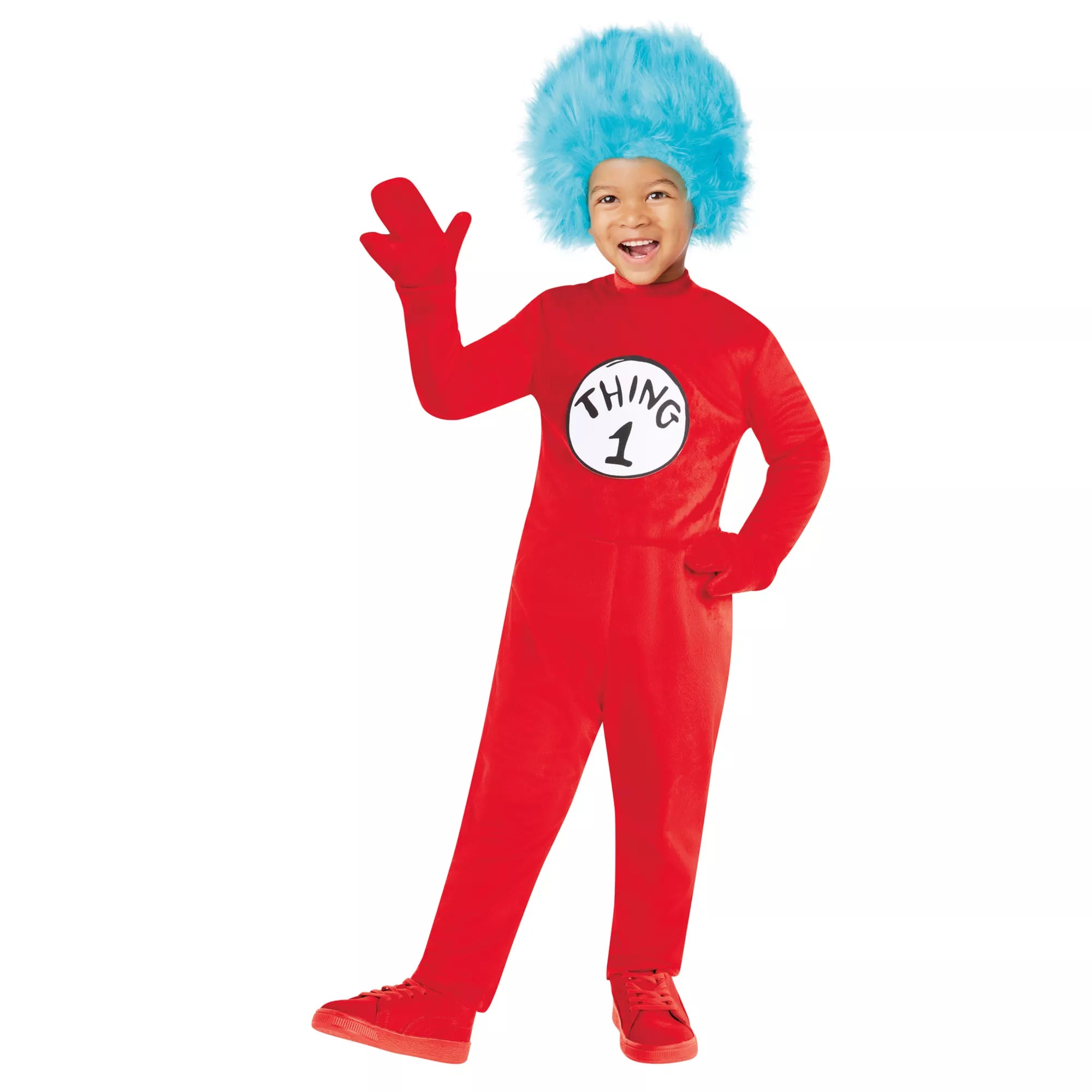 Disfraz de Thing 1 y Thing 2 para niño pequeño – The Cat in the Hat - imagen 1
