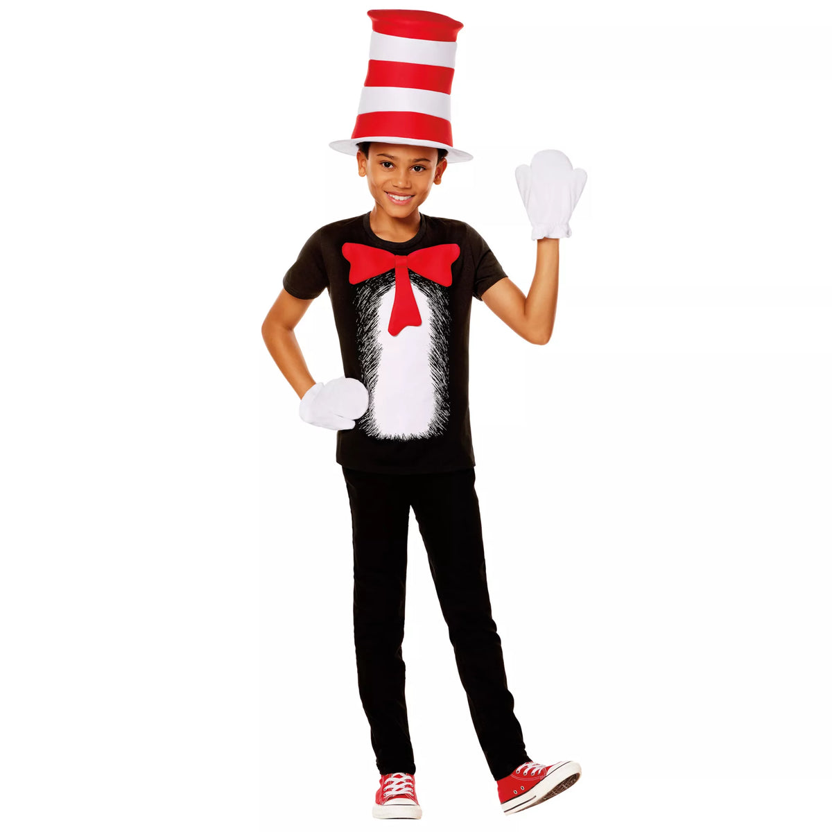 Kit de disfraz de The Cat in the Hat para niña - imagen 3