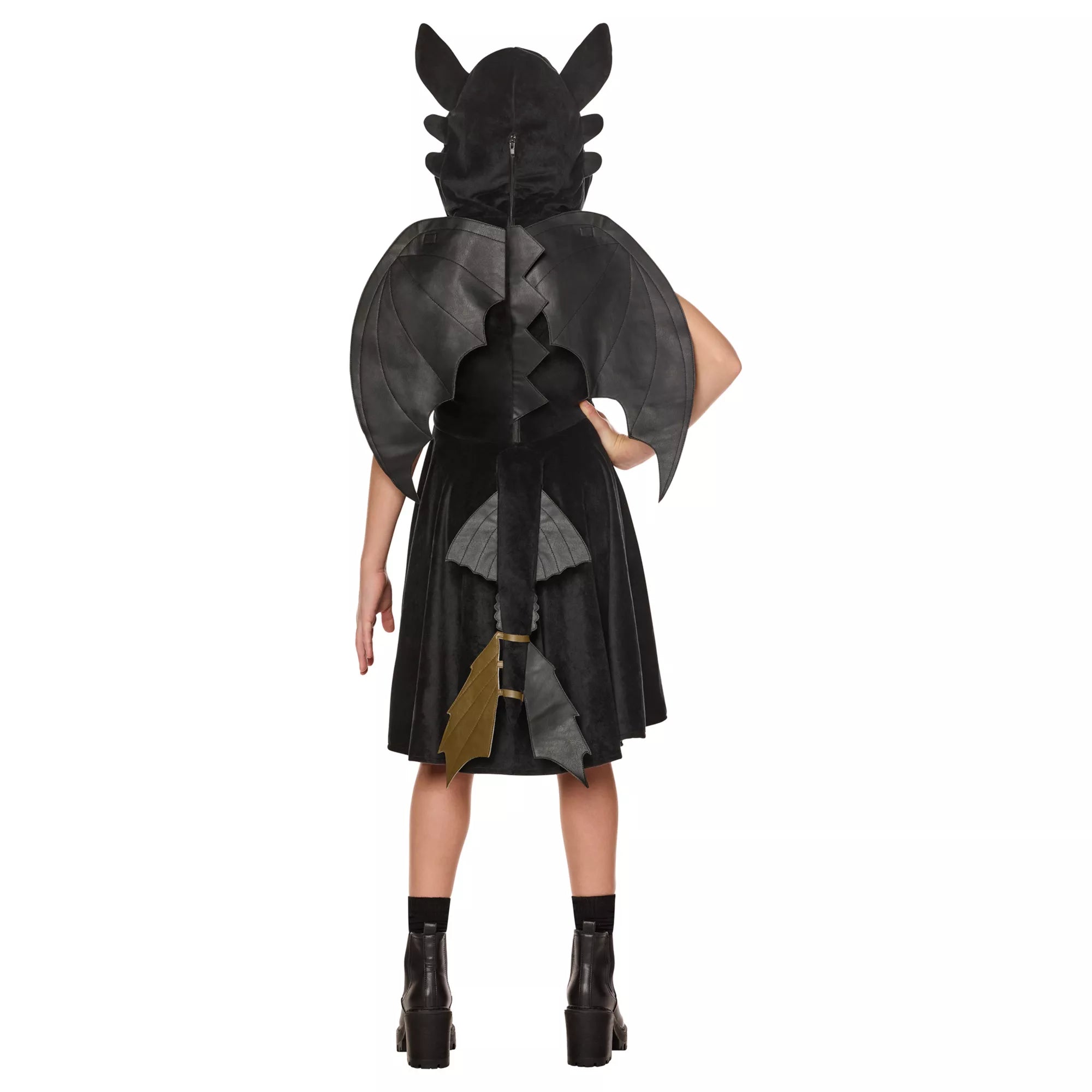 Disfraz con vestido de Toothless para niña – How to Train Your Dragon Live Action - imagen 2