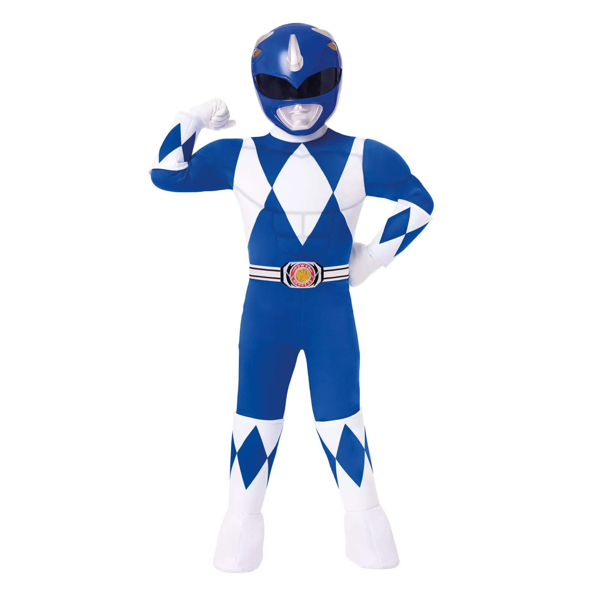 Disfraz del Power Ranger azul para niño pequeño – Mighty Morphin Power Rangers - imagen 1