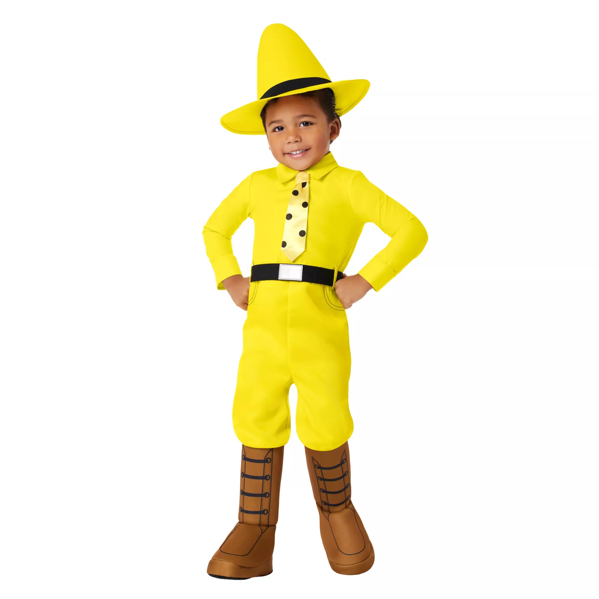 Disfraz del Hombre del Sombrero Amarillo para niño pequeño – Curious George - imagen 1