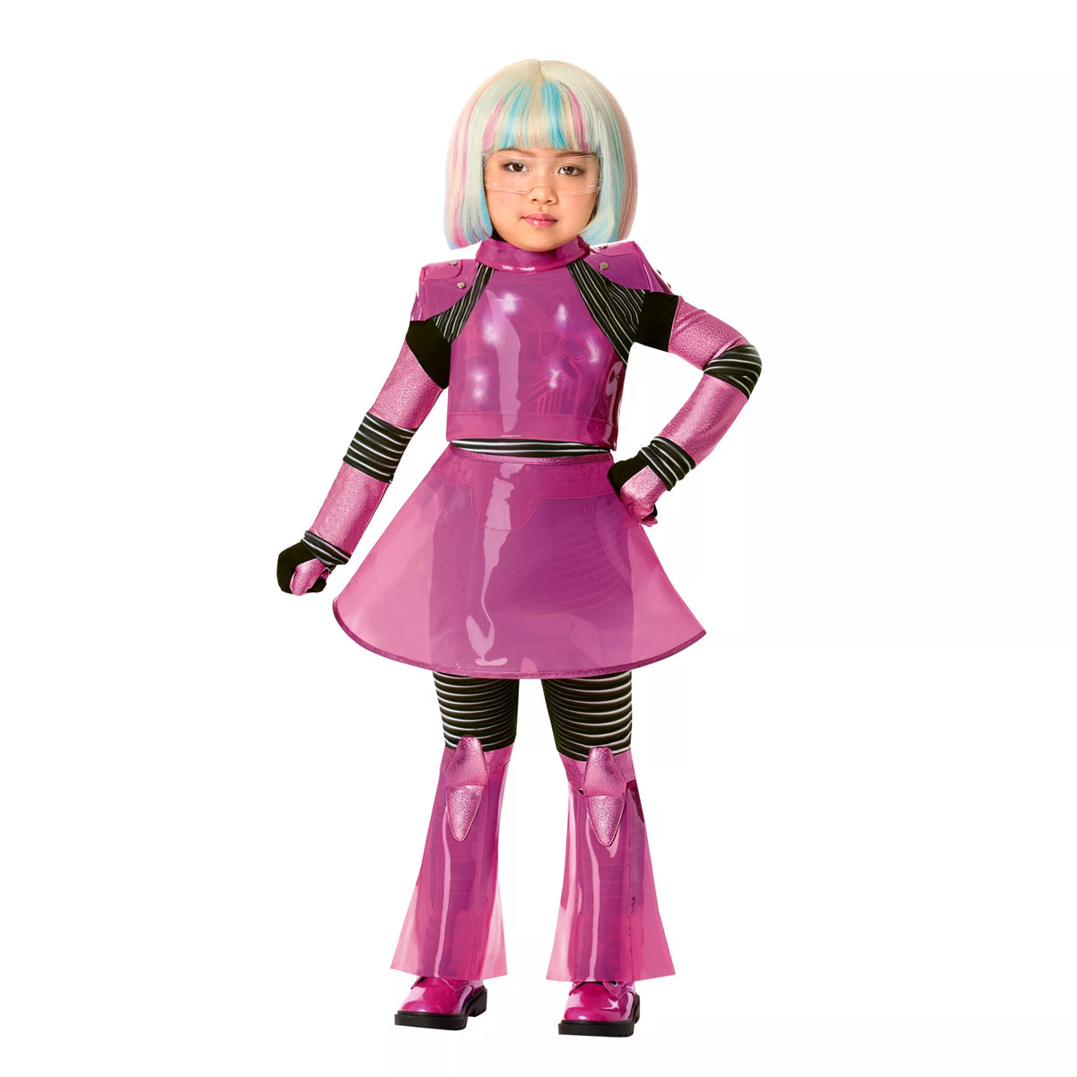 Disfraz iluminado de M3GAN 2.0 para niña pequeña - imagen 1