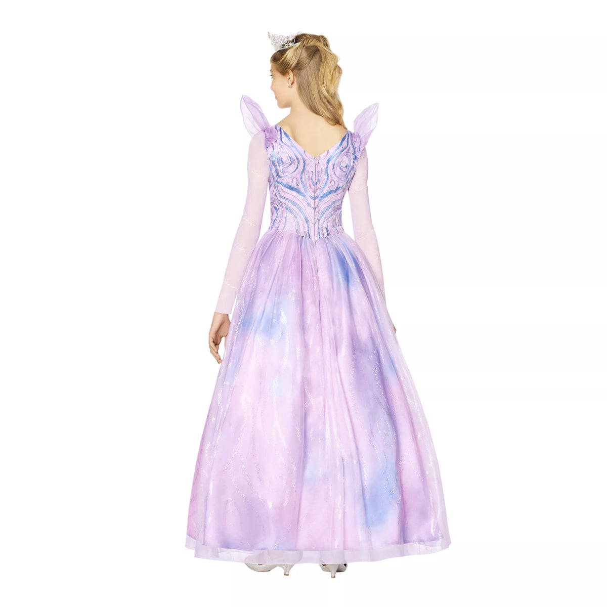 Disfraz con vestido de Glinda Blue para niña – Wicked: For Good - imagen 2