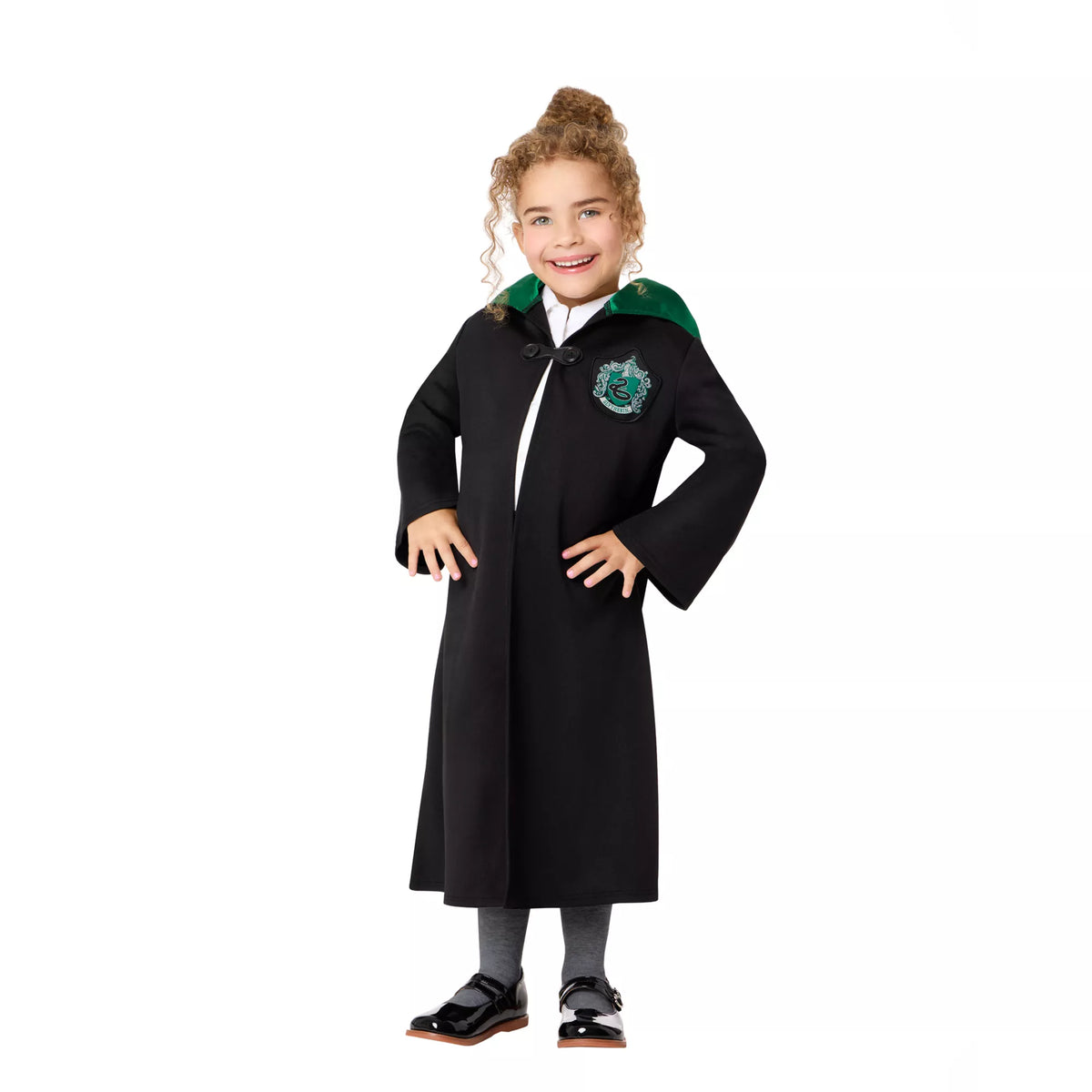 Túnica de Slytherin para niña pequeña – Harry Potter - imagen 4