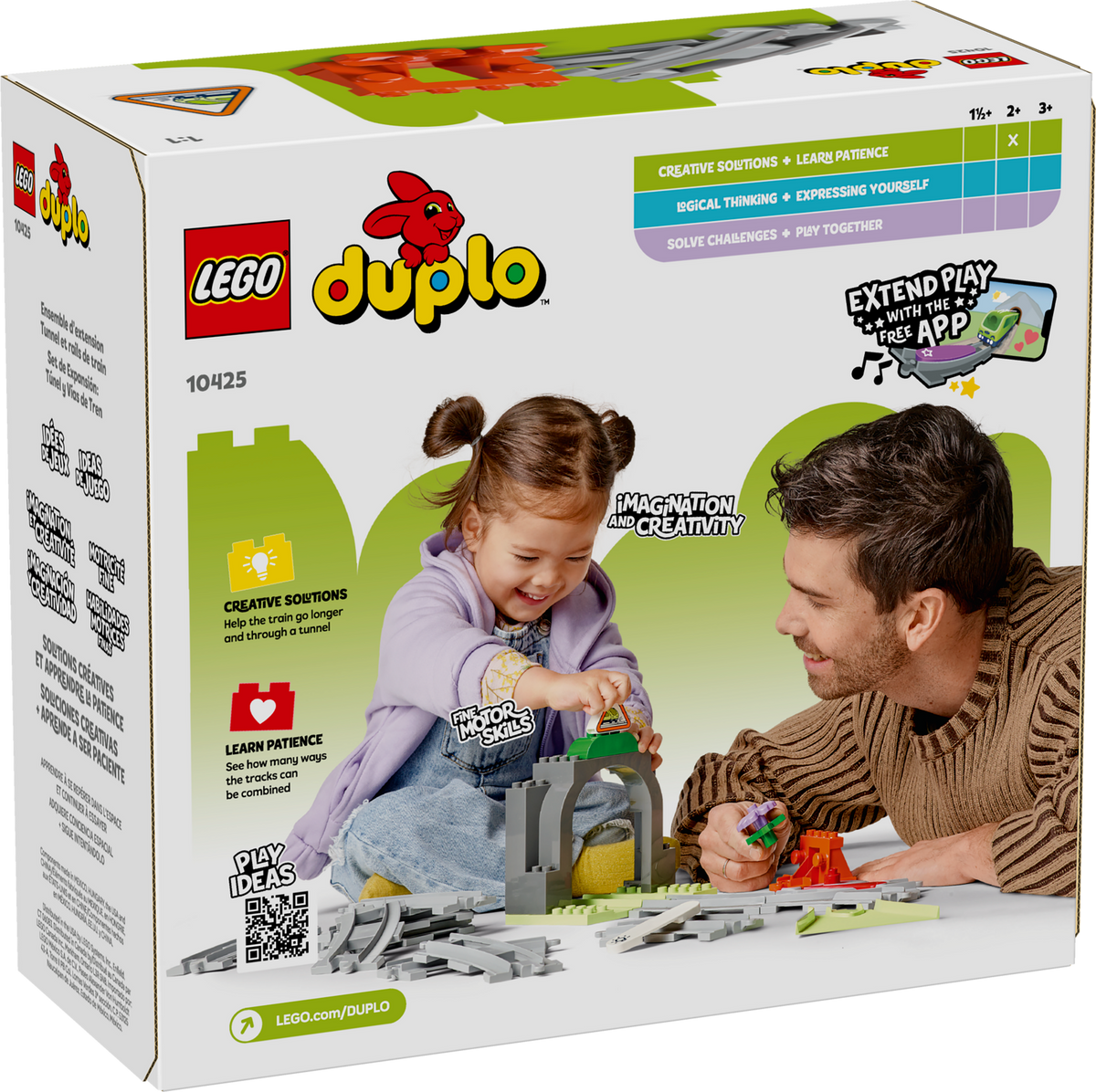 LEGO DUPLO Set de Expansión Túnel y Vías Ferroviarias 10425