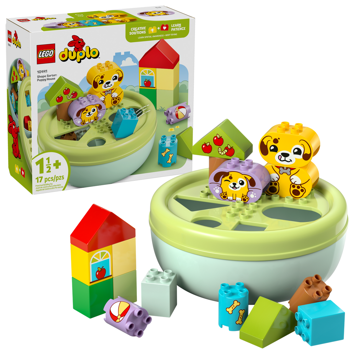 LEGO DUPLO Clasificador de Formas: Casita para Cachorros 10441