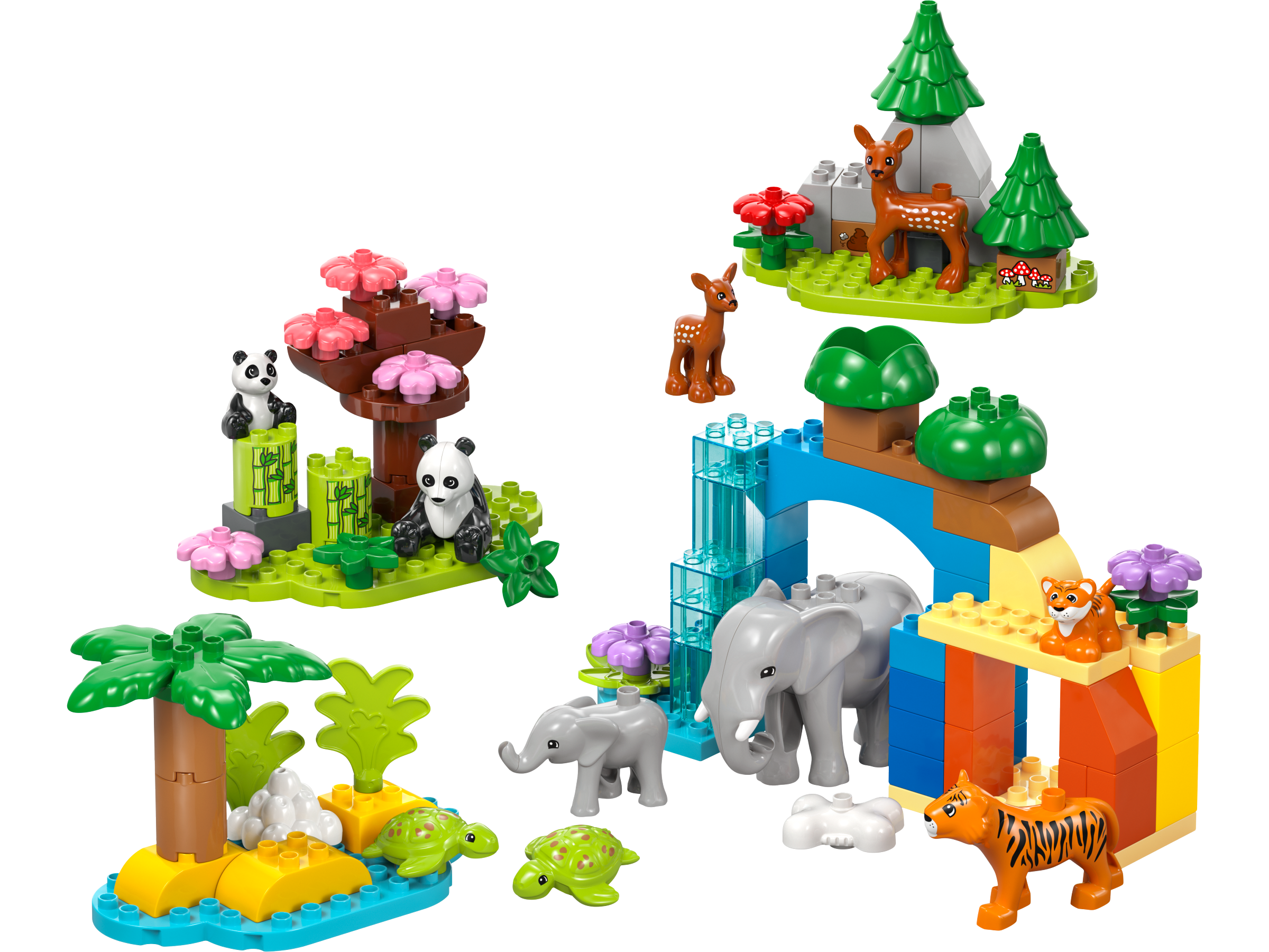 LEGO DUPLO Familias de Animales Salvajes 3en1 10446
