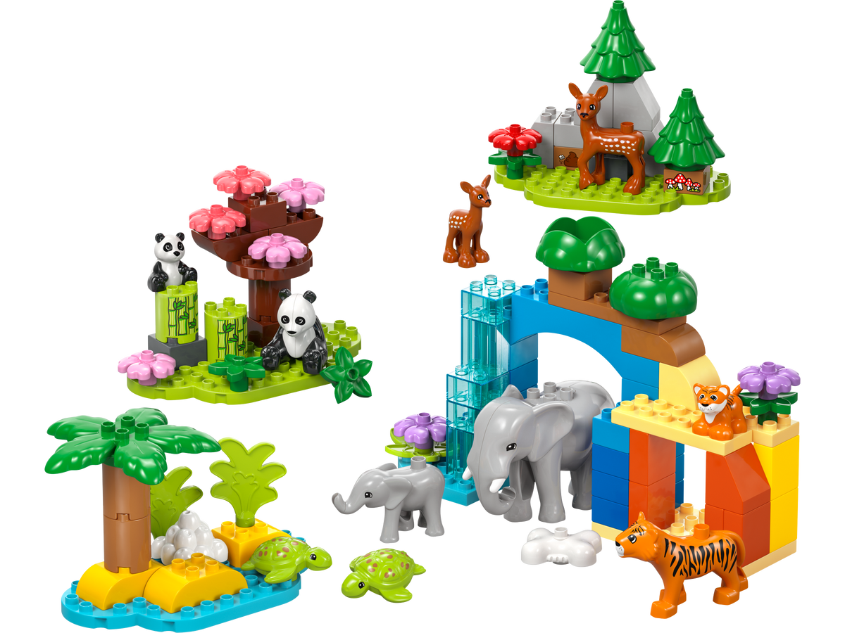 LEGO DUPLO Familias de Animales Salvajes 3en1 10446
