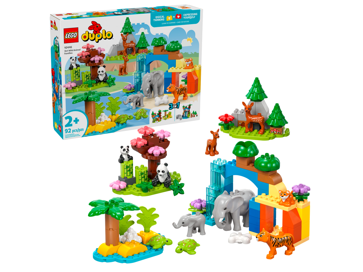 LEGO DUPLO Familias de Animales Salvajes 3en1 10446