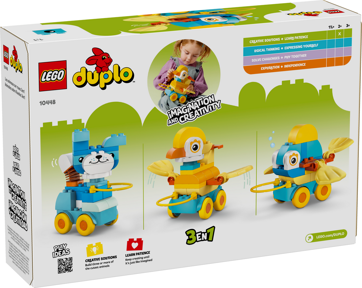 LEGO DUPLO Animales sobre Ruedas 3en1 10448