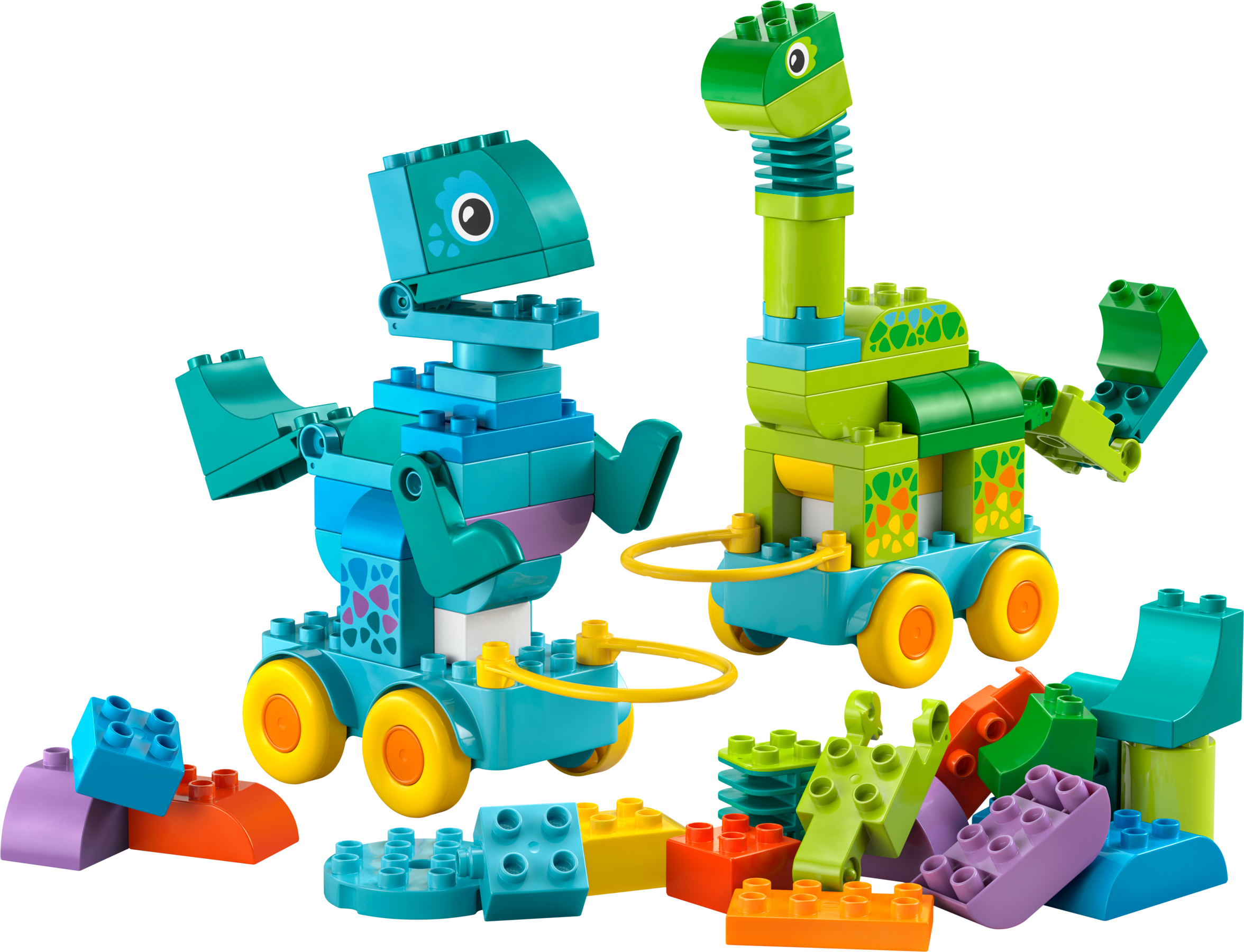 LEGO DUPLO Dinosaurios sobre Ruedas 3en1 10451