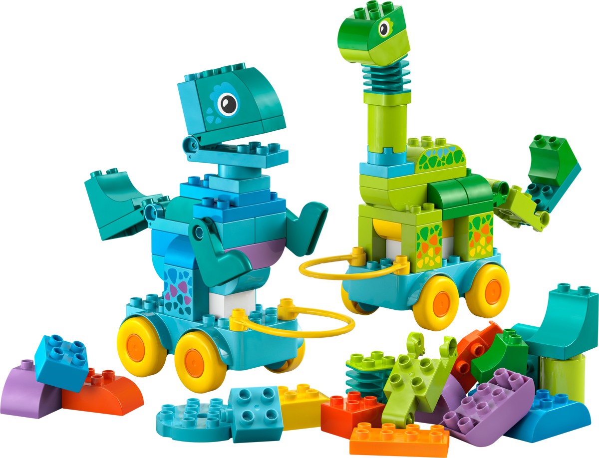 LEGO DUPLO Dinosaurios sobre Ruedas 3en1 10451