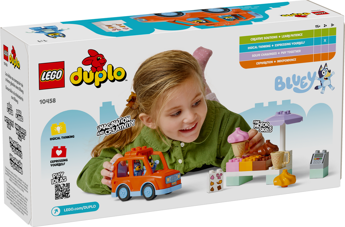 LEGO DUPLO Excursión a la Heladería con Bluey 10458