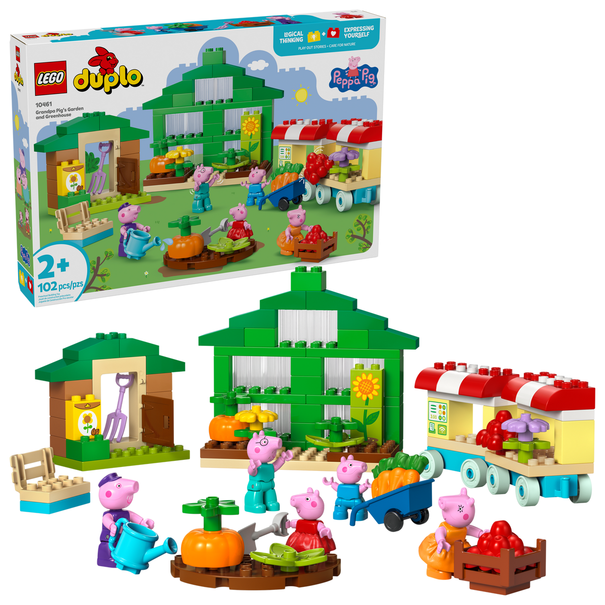 LEGO DUPLO Huerto e Invernadero del Abuelo Pig 10461