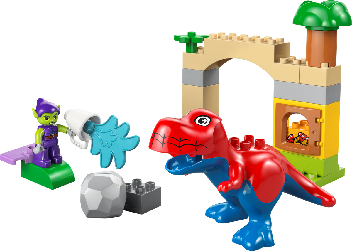 LEGO DUPLO Dinosaurio Spidey-Rex vs. Duende Verde 10463