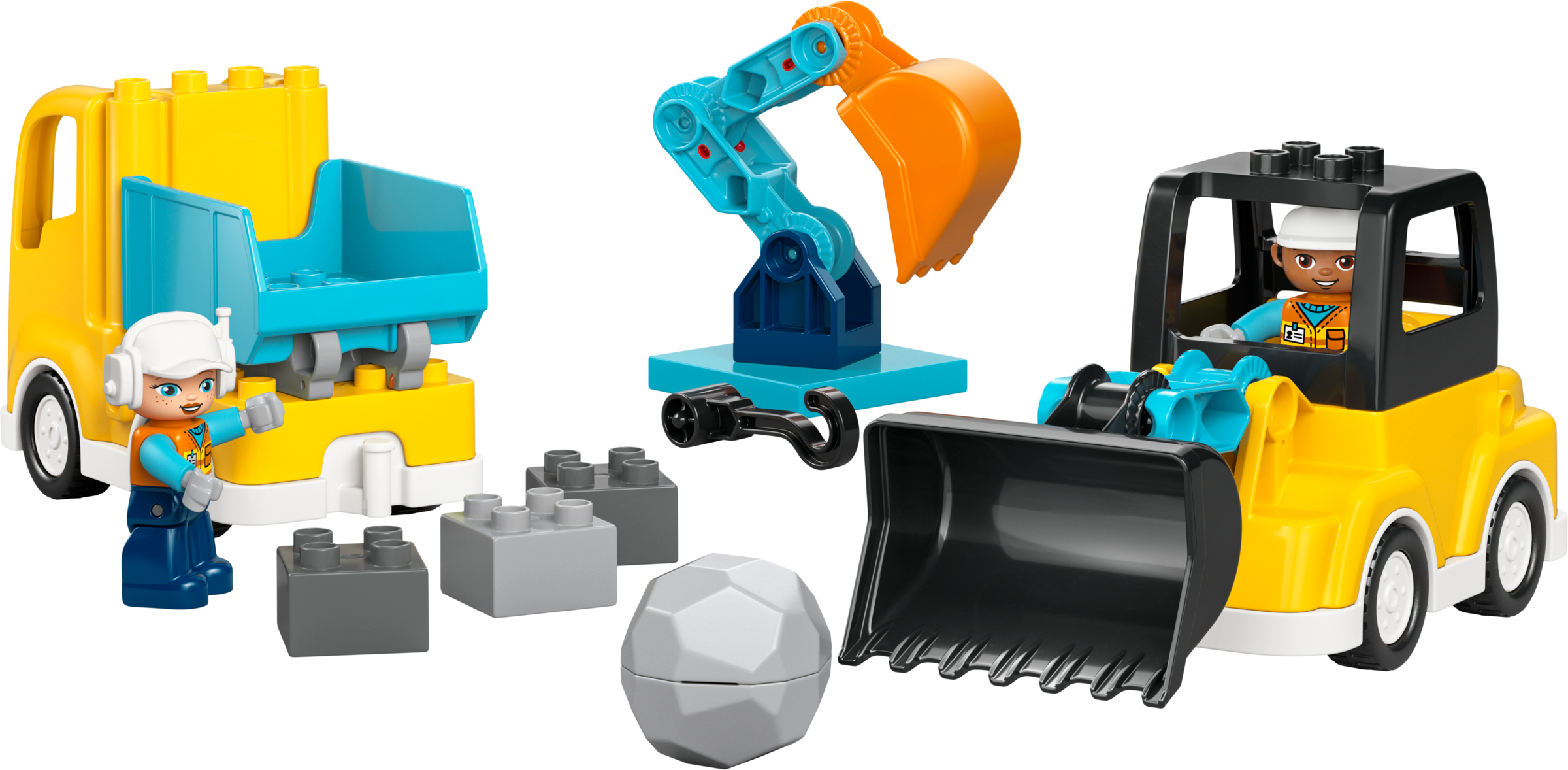 LEGO DUPLO Vehículos de Construcción 3 en 1 10475