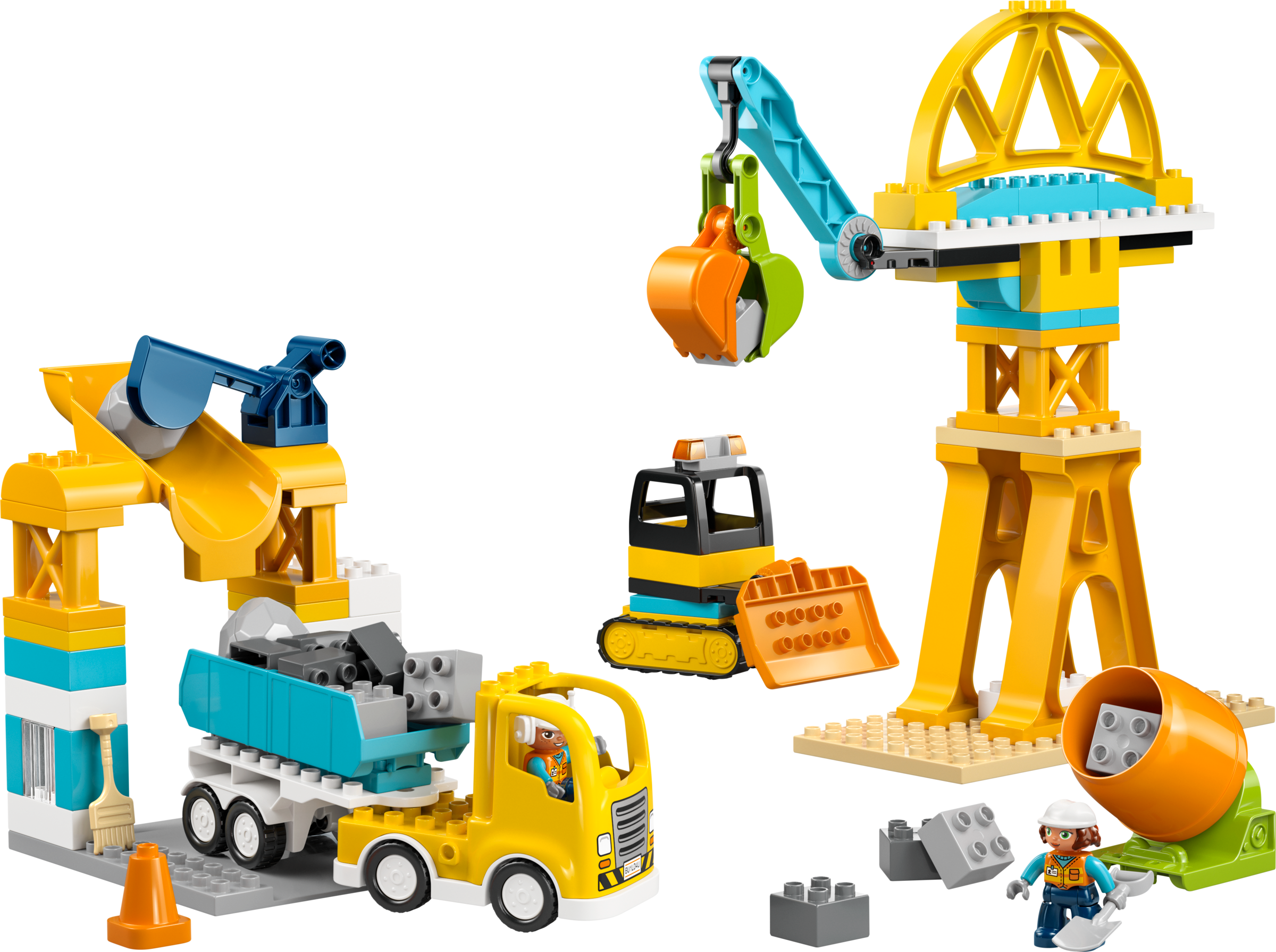 LEGO DUPLO Sitio de Construcción y Vehículos 3 en 1 10476