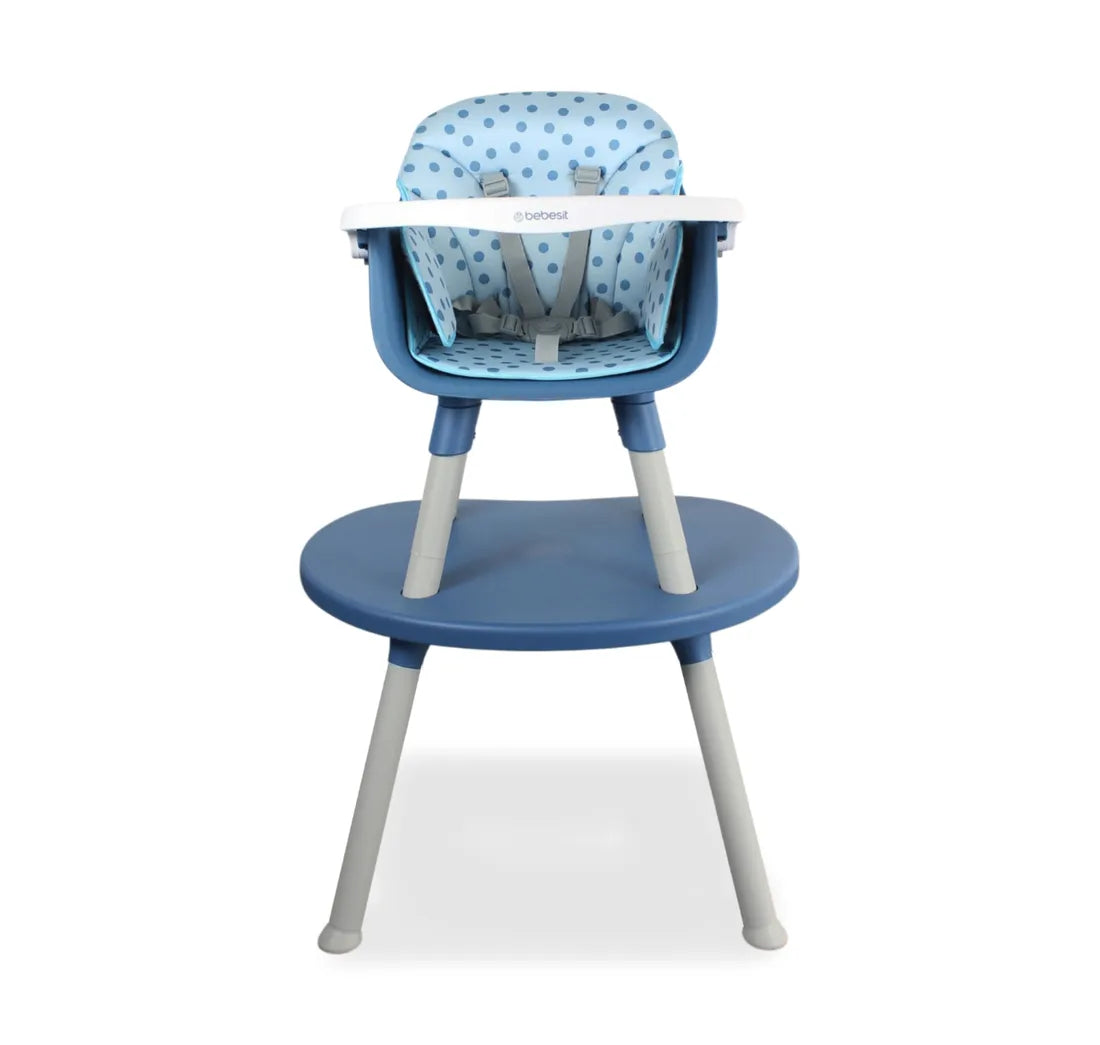 Silla Comedor 3 en 1 Baby Desk Azul - Bebesit