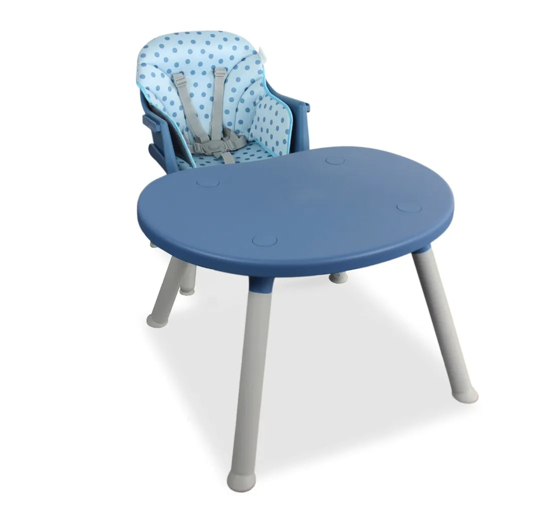 Silla Comedor 3 en 1 Baby Desk Azul - Bebesit