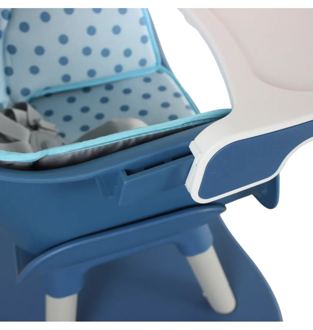 Silla Comedor 3 en 1 Baby Desk Azul - Bebesit