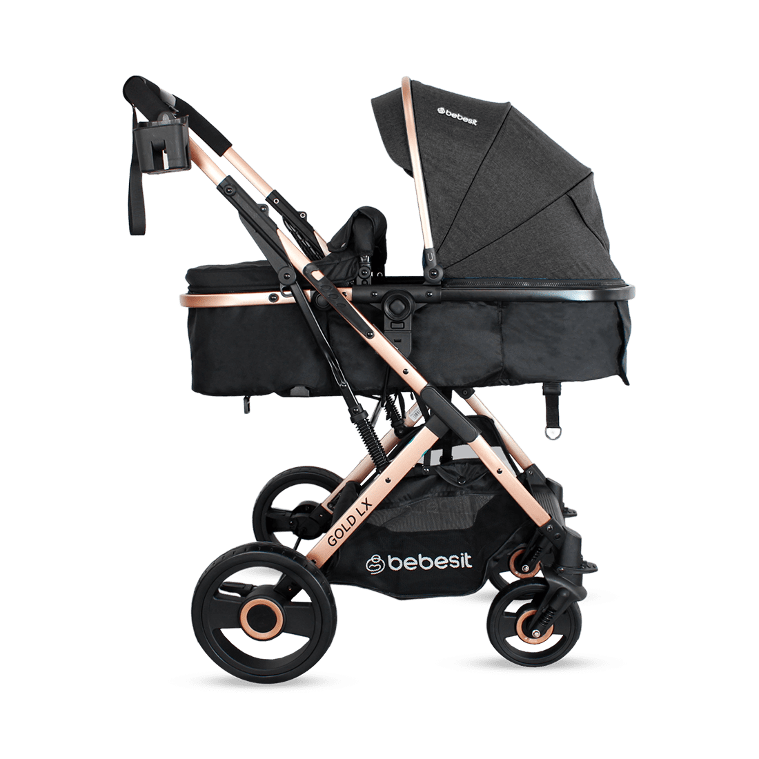 Coche para Bebé Travel GL LX Negro - Bebesit