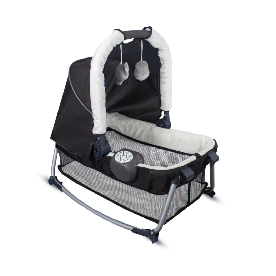 Cuna Corral para Bebé Pack N Play Osaka con Moisés Negro - Bebesit