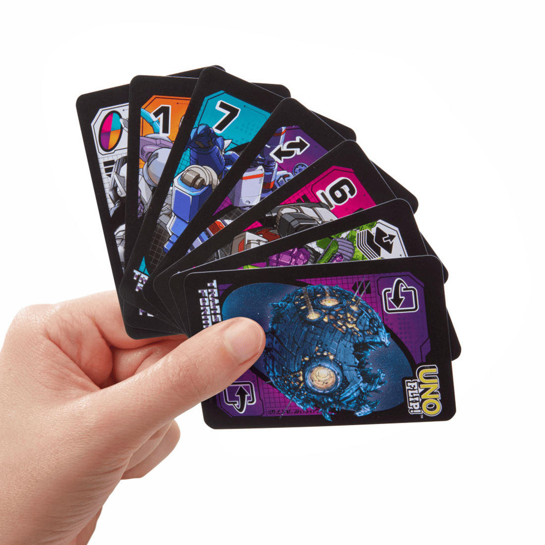 Juego de Cartas Flip Transformers - UNO