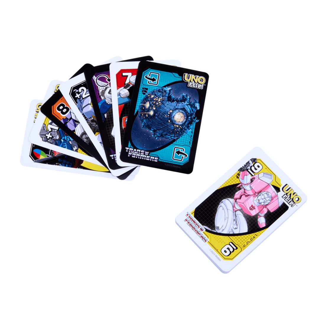 Juego de Cartas Flip Transformers - UNO
