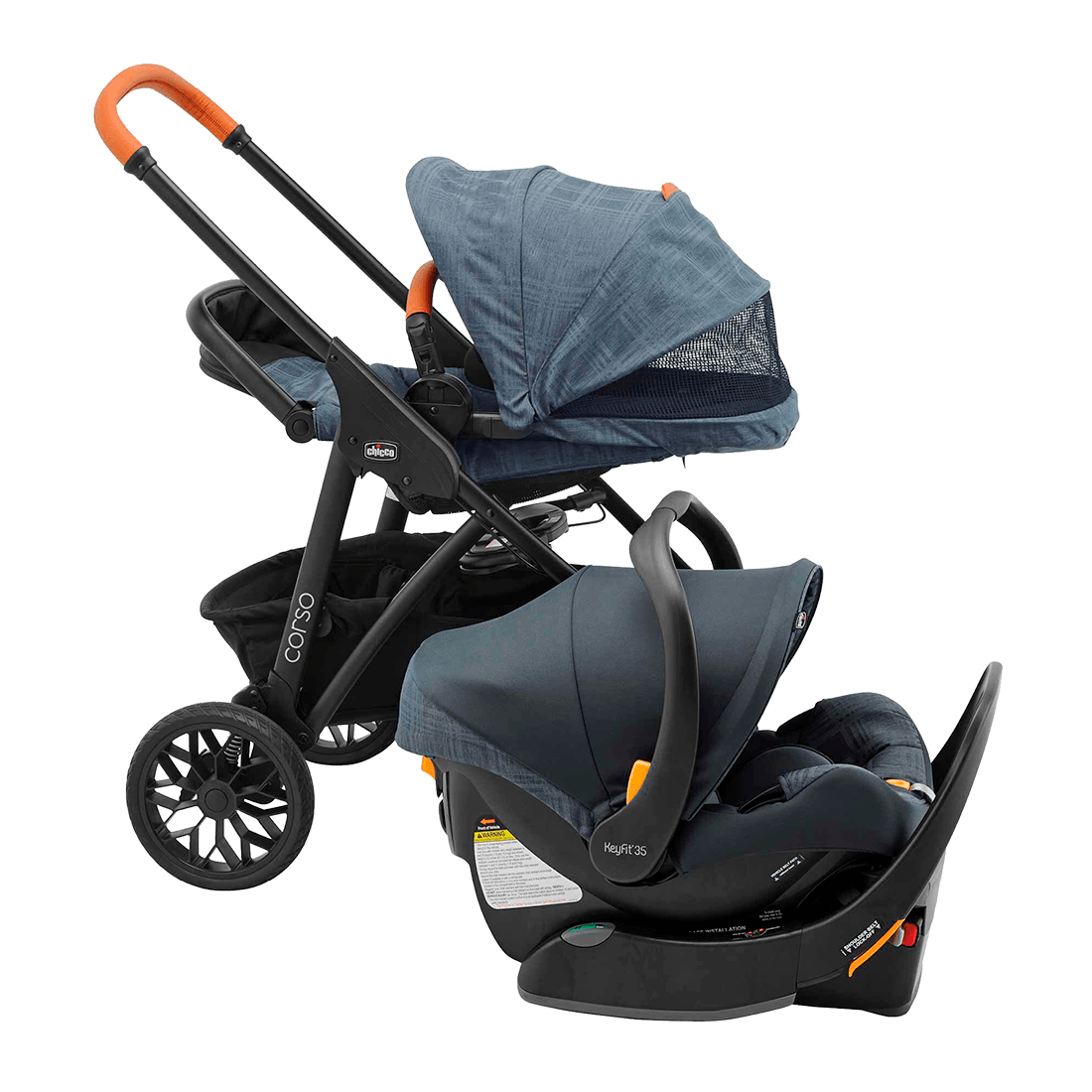 Coche para Bebé Corso Travel System Hapton - Chicco