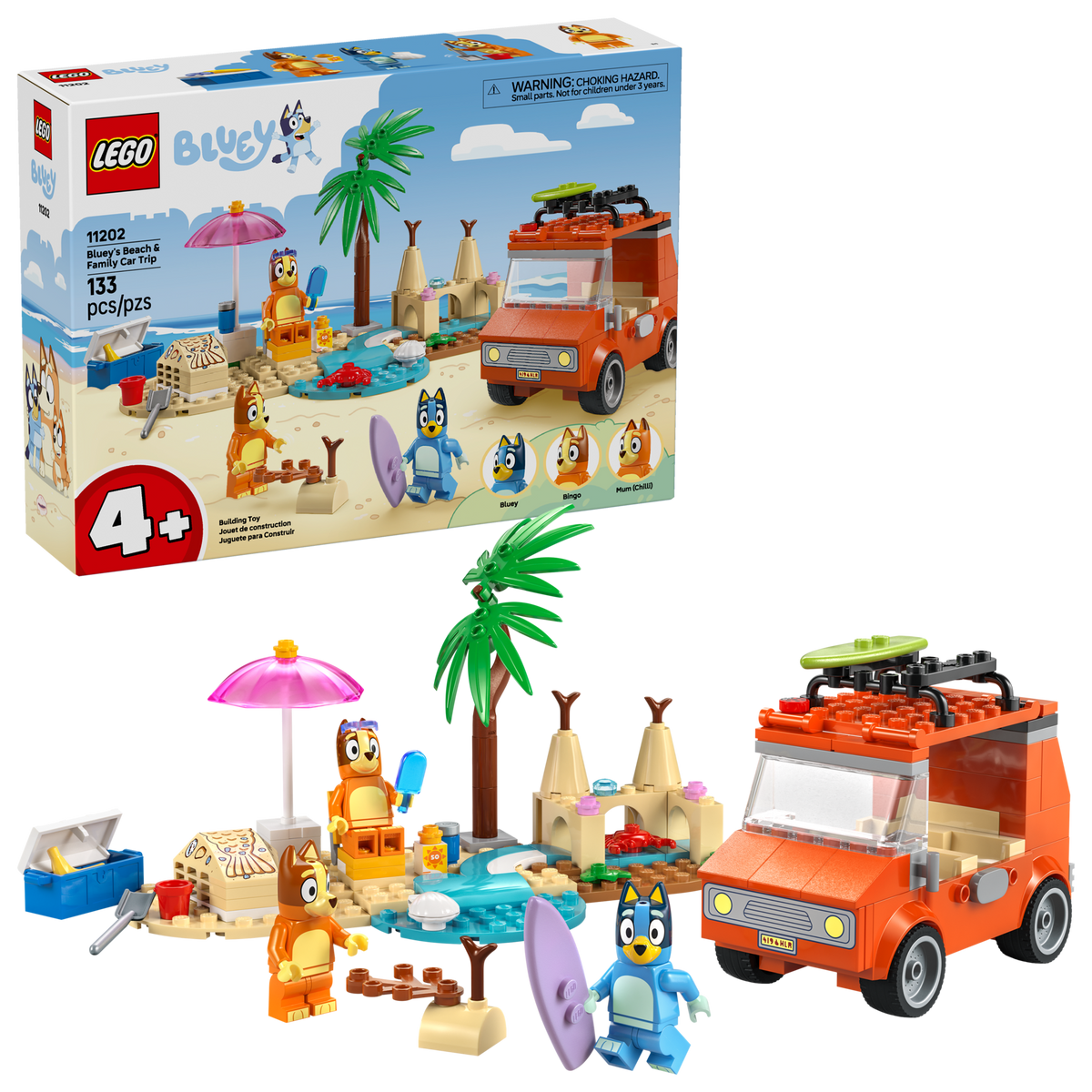 LEGO Bluey Excursión Familiar a la Playa 11202