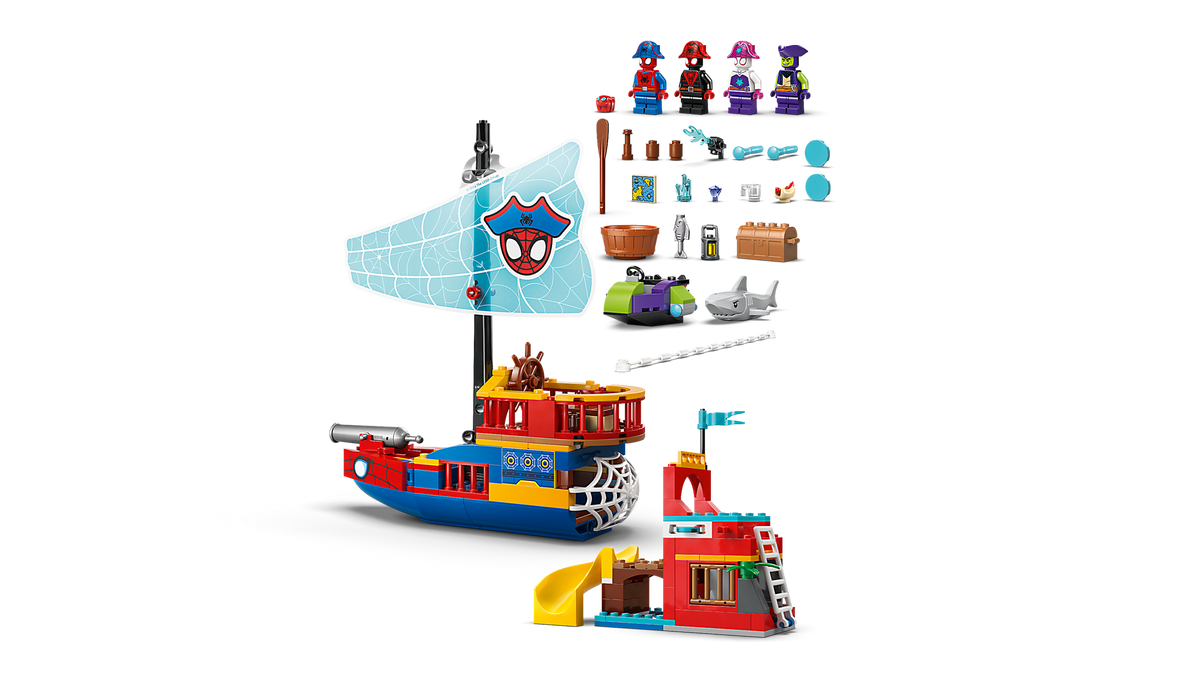 LEGO Marvel Spidey Barco Pirata del Equipo Spidey 11208