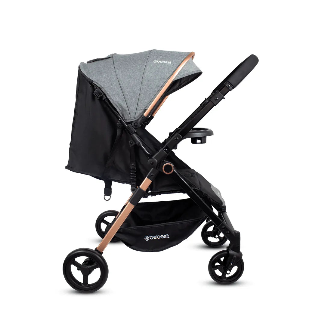 Coche para Bebé Reversible City Gris - Bebesit