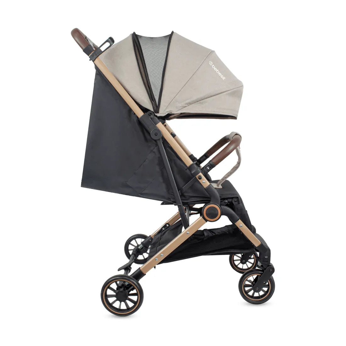 Coche para Bebé Compacto Micro Beige - Bebesit