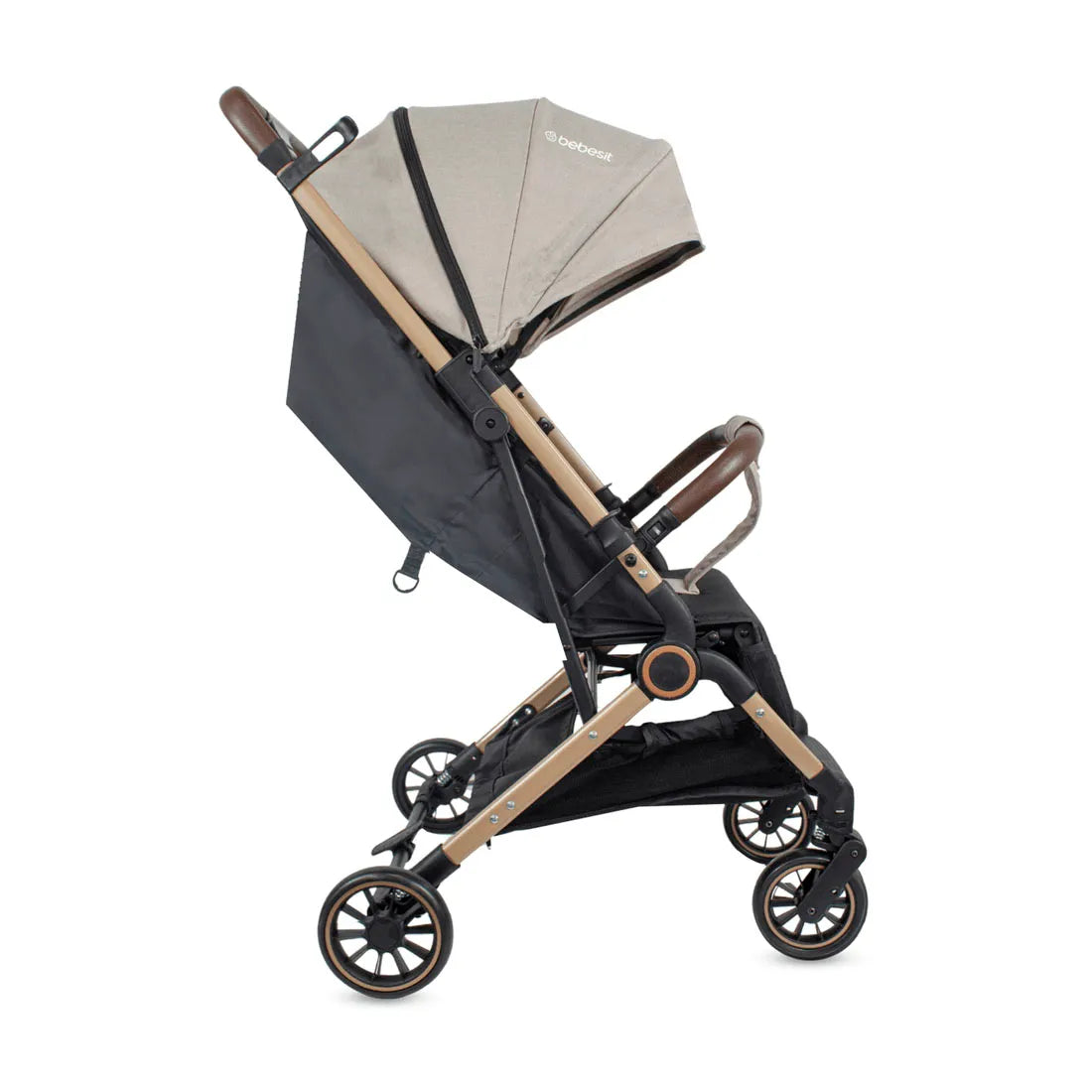 Coche para Bebé Compacto Micro Beige - Bebesit