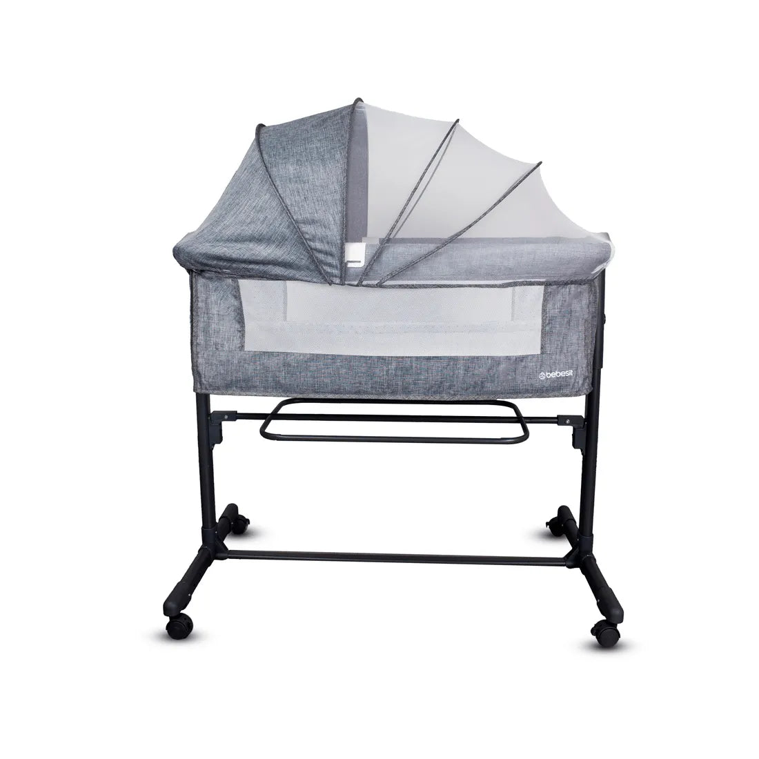 Cuna Colecho Side by Side Gris - Bebesit