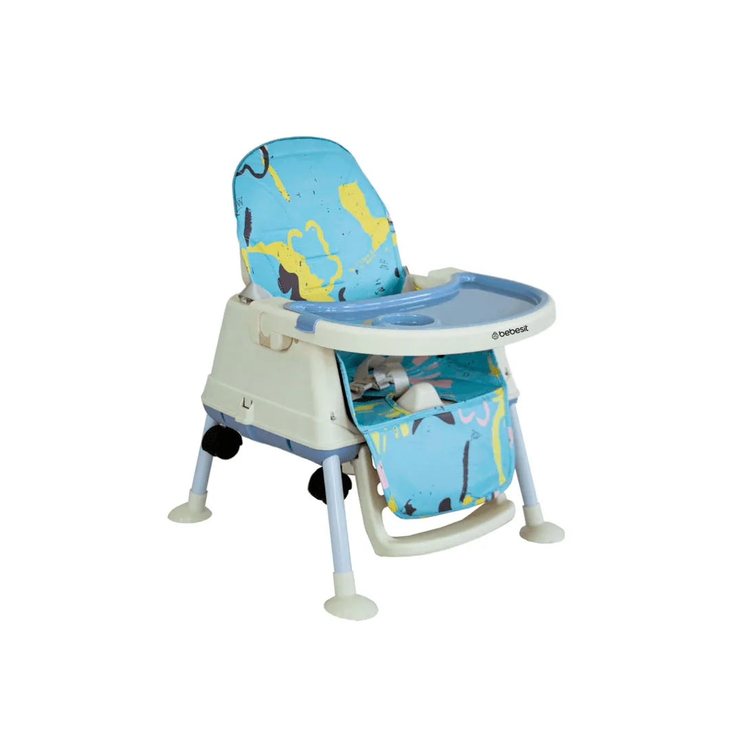 Silla Comedor 3 en 1 Smart Azul - Bebesit