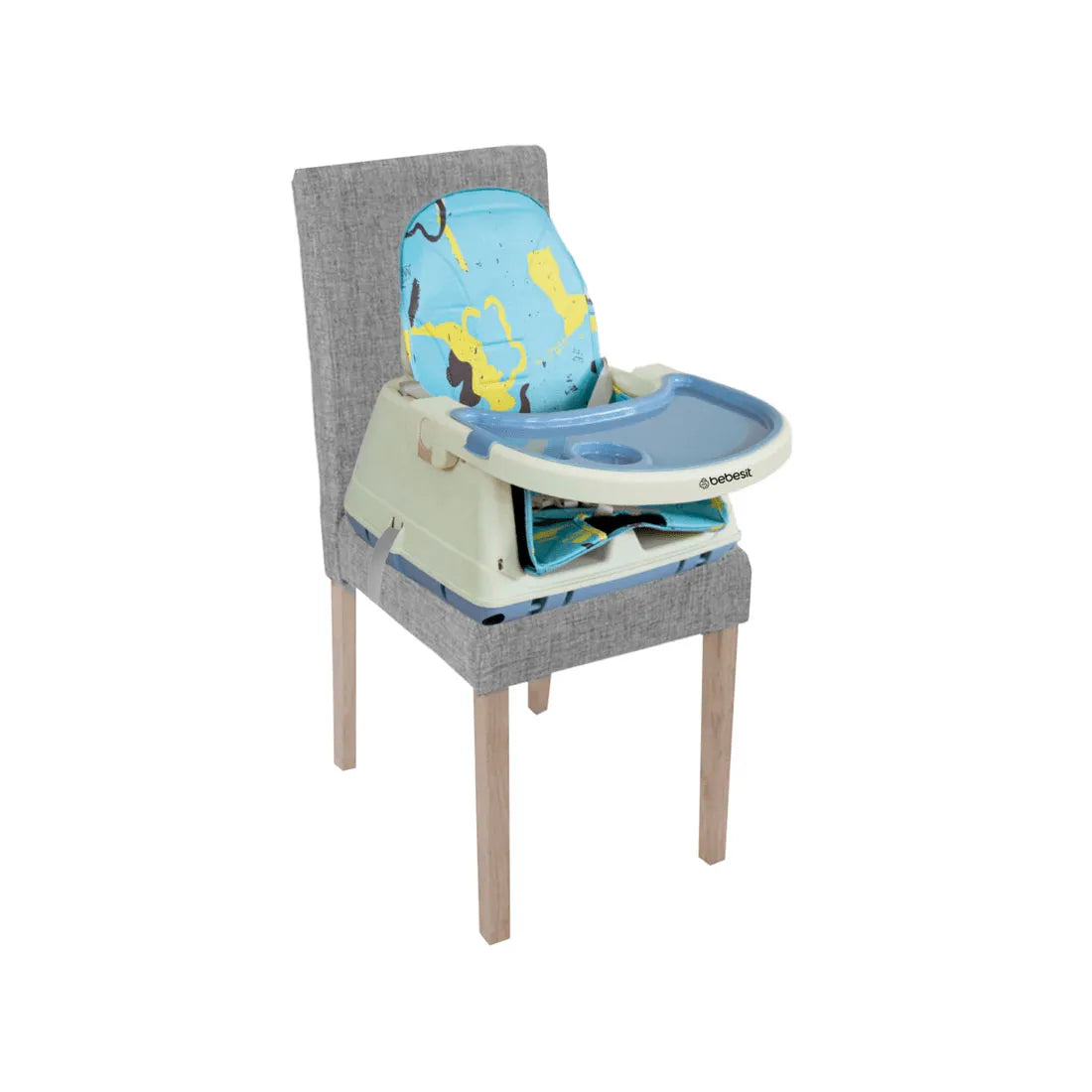 Silla Comedor 3 en 1 Smart Azul - Bebesit