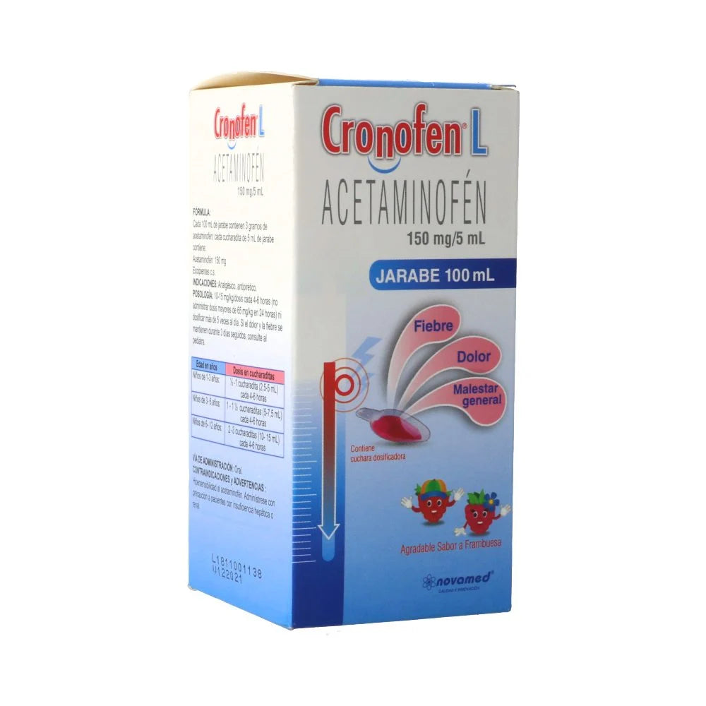 Cronofen L 150Mg/5mL(3%) Jarabe Frasco X 100 mL