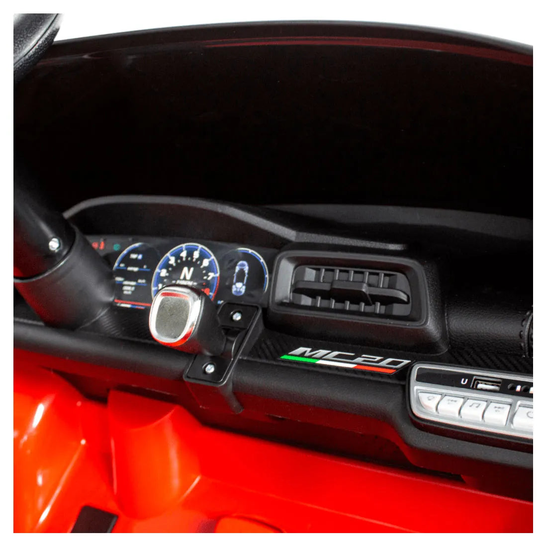 Carro Eléctrico Maserati MC20 Rojo 12V - Prinsel