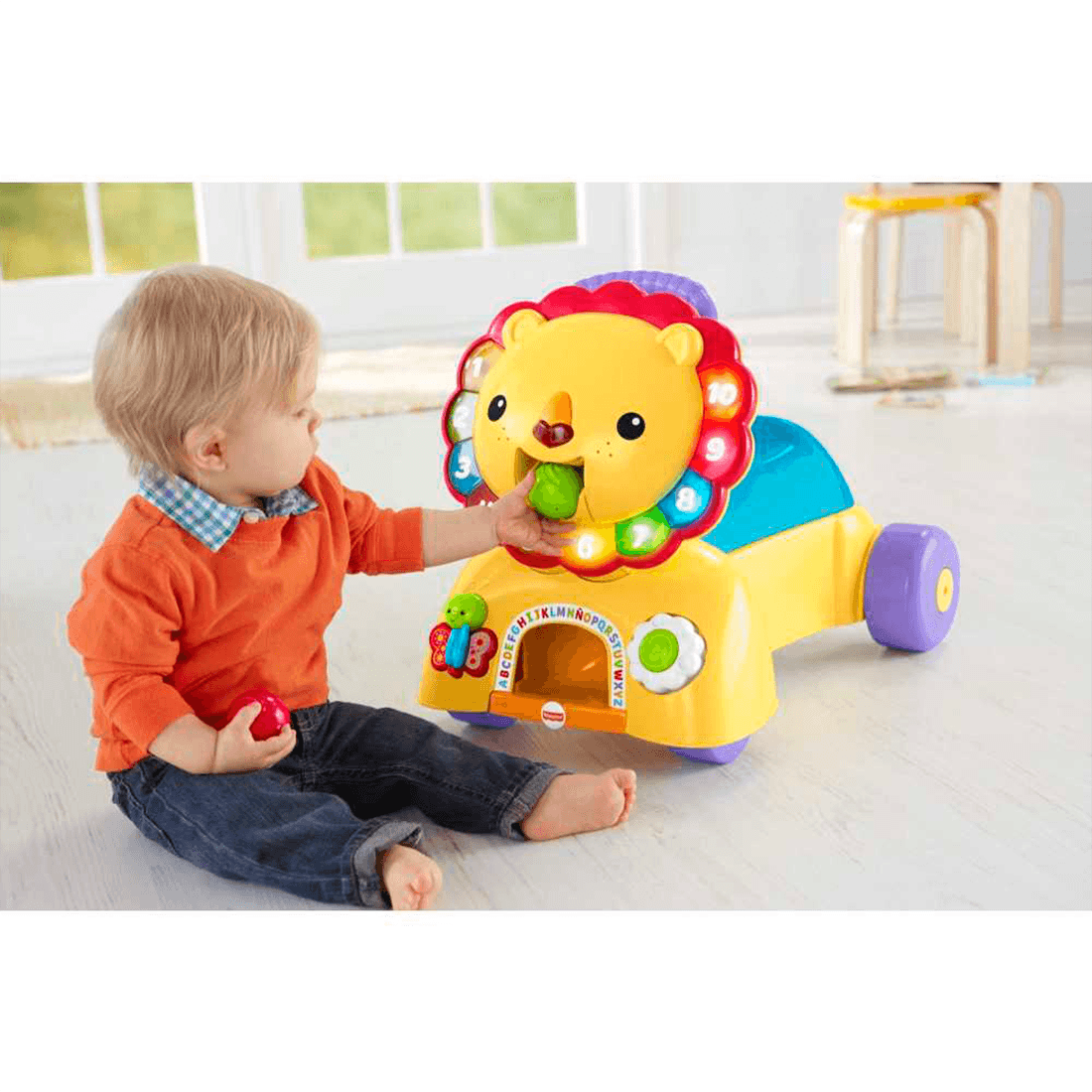 Andadera León Camina Conmigo - Fisher Price