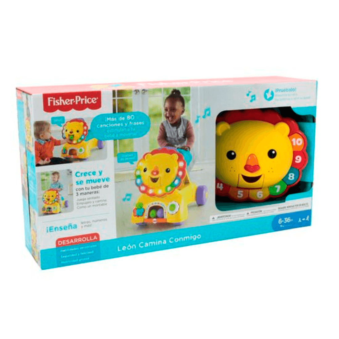 Andadera León Camina Conmigo - Fisher Price