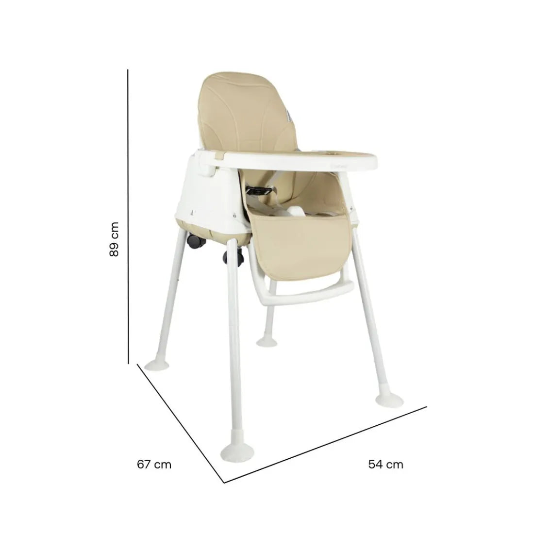 Silla Comedor 3 en 1 Smart Beige - Bebesit