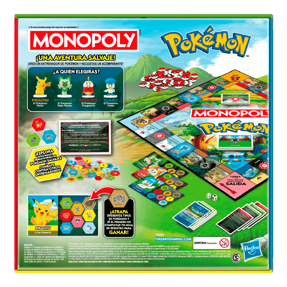 Juego de Mesa Monopoly Pokémon