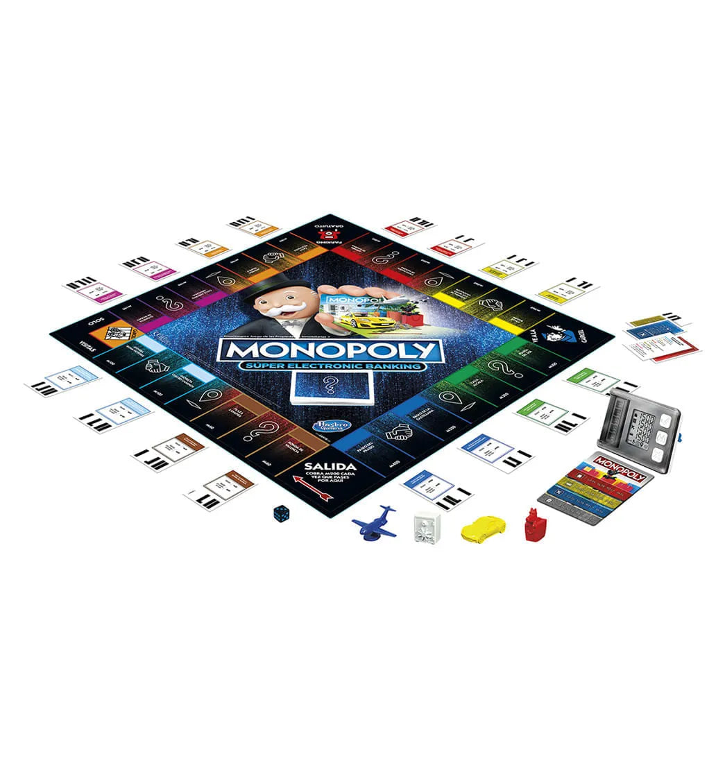 Juego De Mesa Monopoly Súper Banco Electrónico