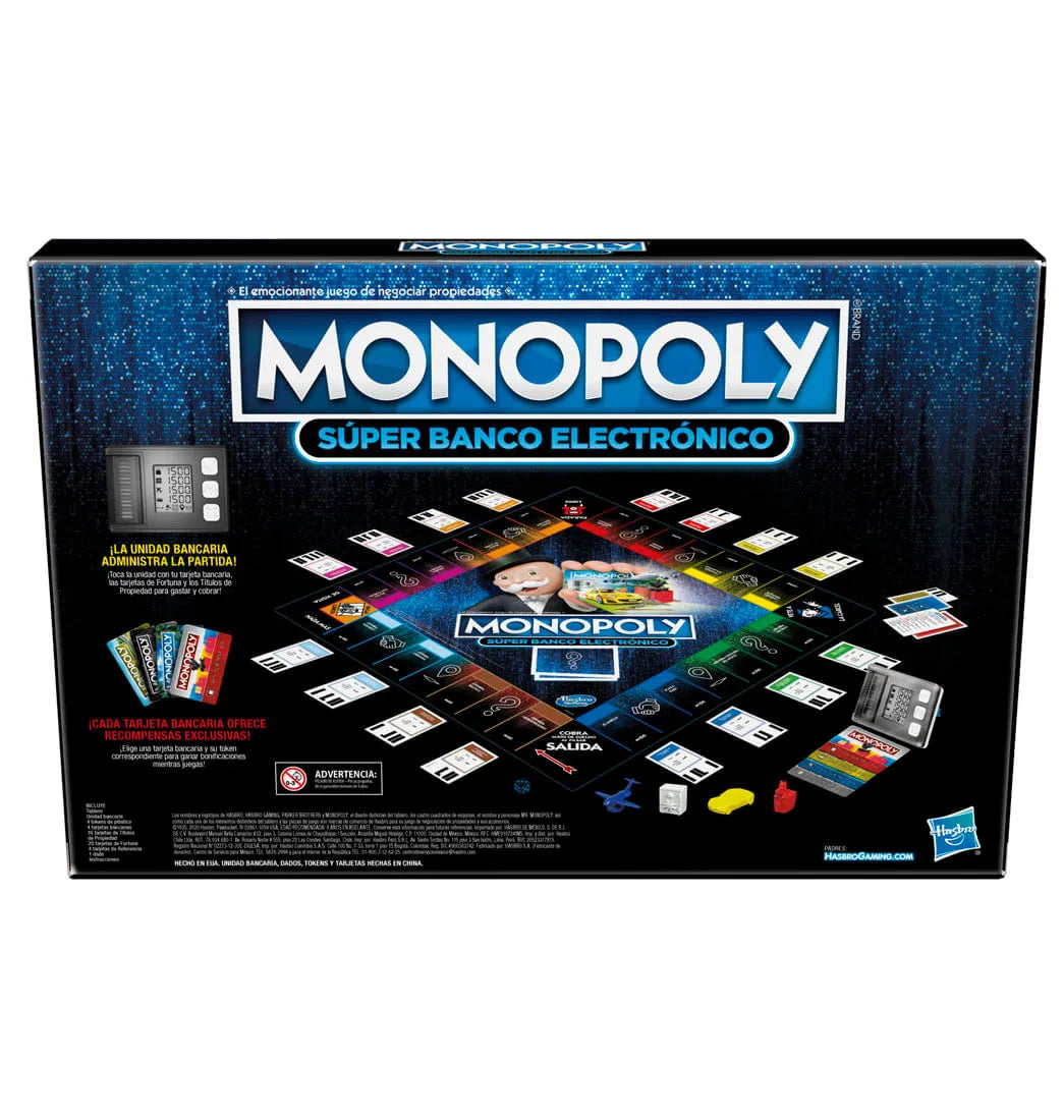 Juego De Mesa Monopoly Súper Banco Electrónico