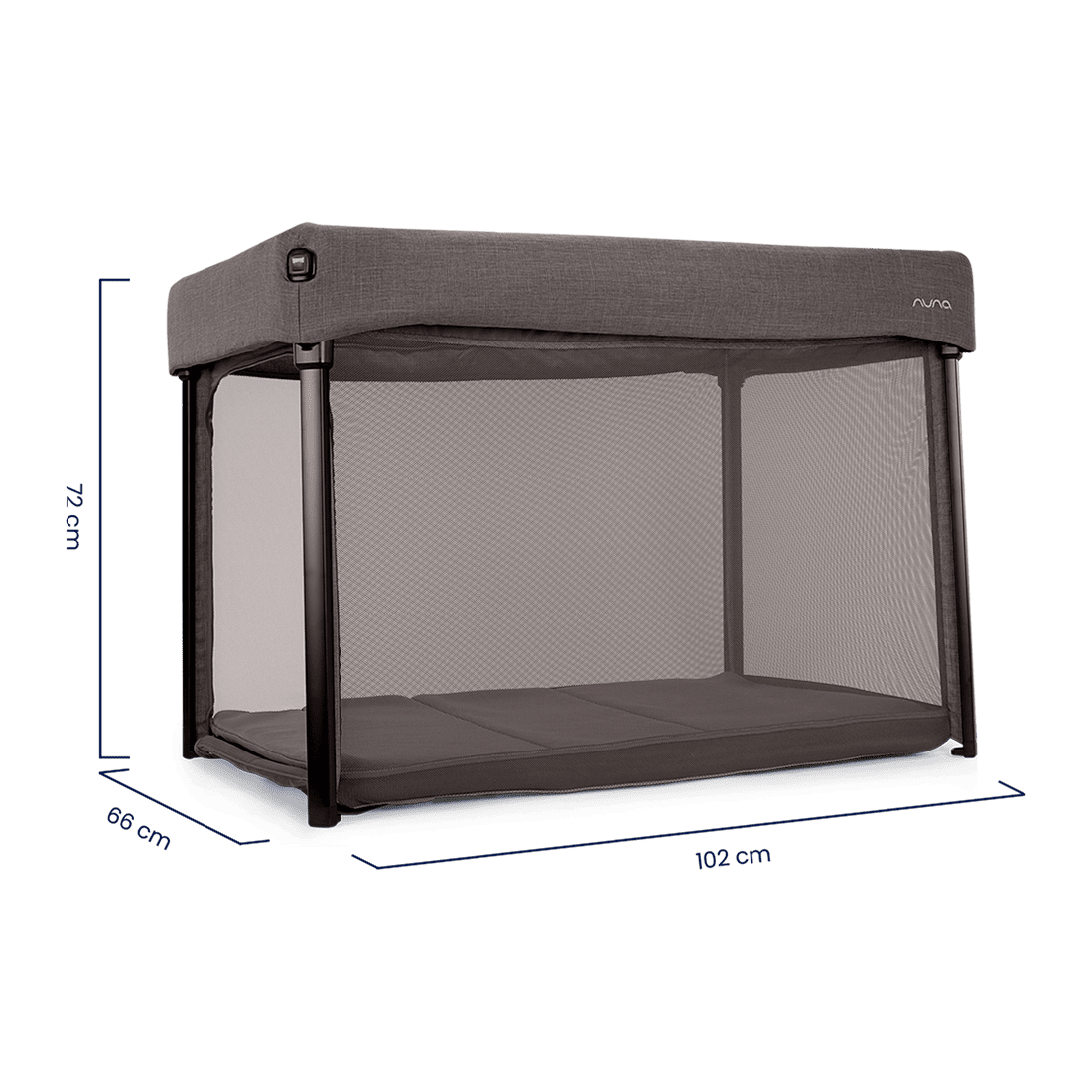 Cuna Corral Portátil Paal Gris - Nuna