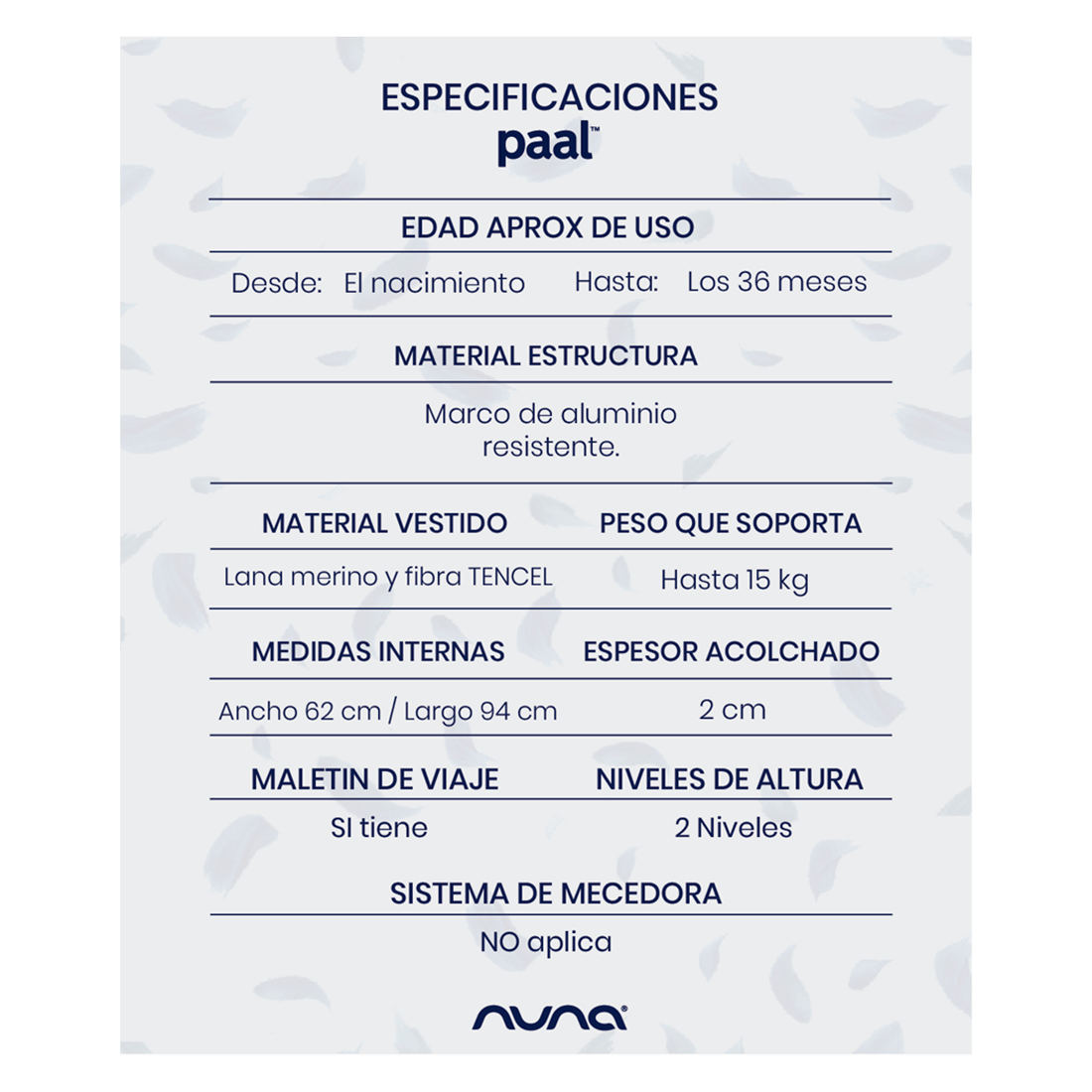 Cuna Corral Portátil Paal Gris - Nuna