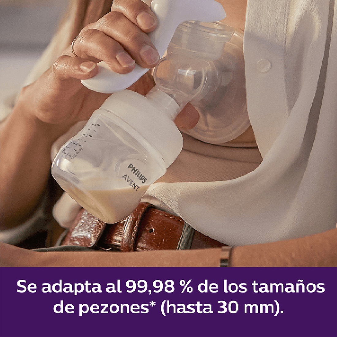 Extractor de Leche Manual Blanco 4oz - Avent